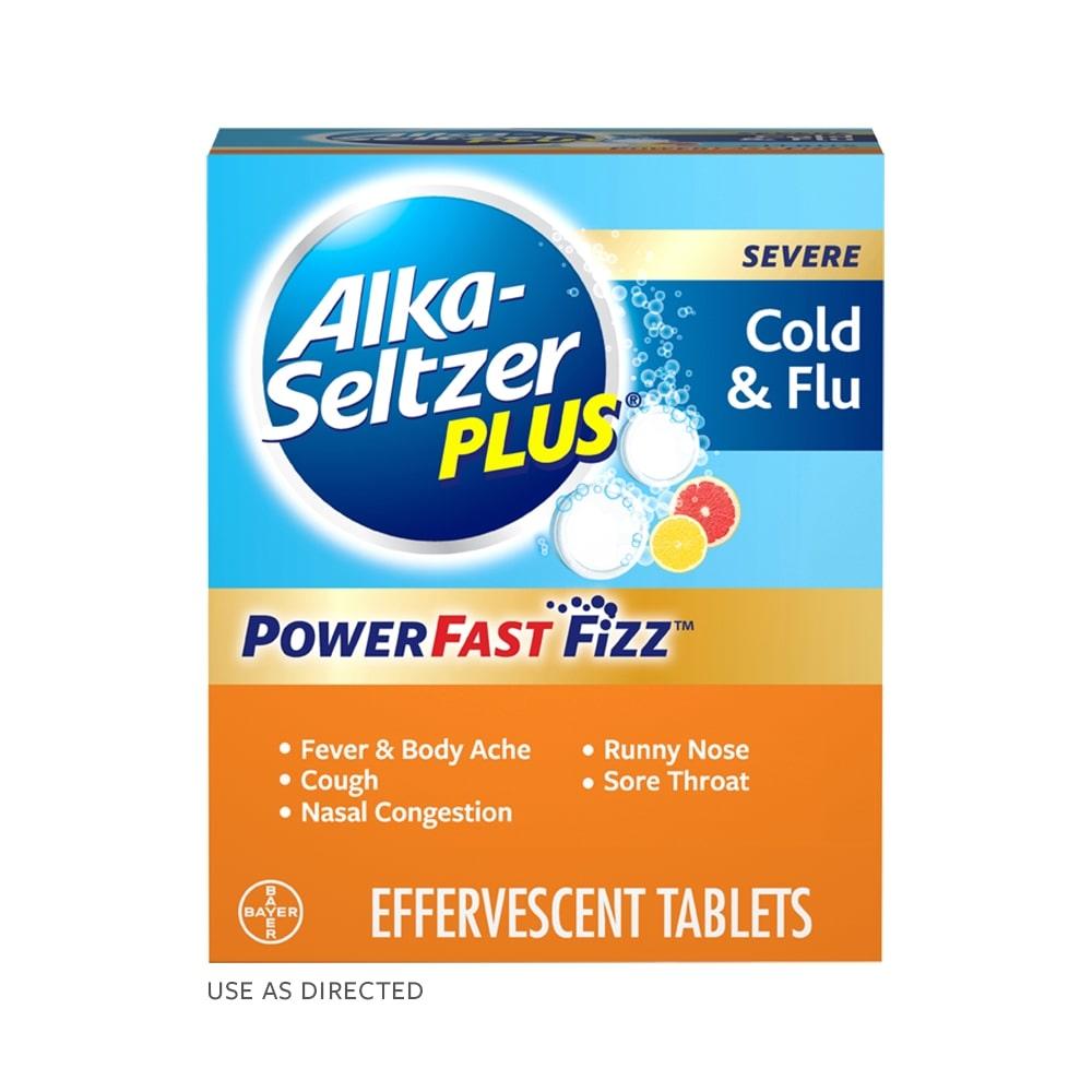 ASP Severe Cold & Flu Citrus Effervescent Tablets Packshot