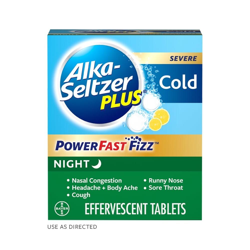 ASP Severe Night Cold Lemon Effervescent Tablets Packshot 
